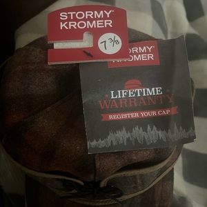 Brand new with tags 7 3/8.  Stormy cromer plaid.